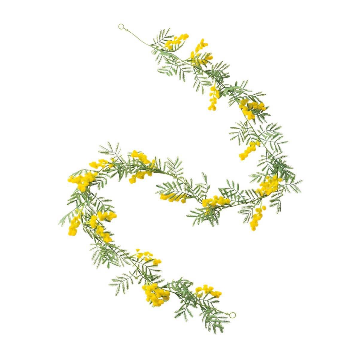 ミモザ造花ガーランド