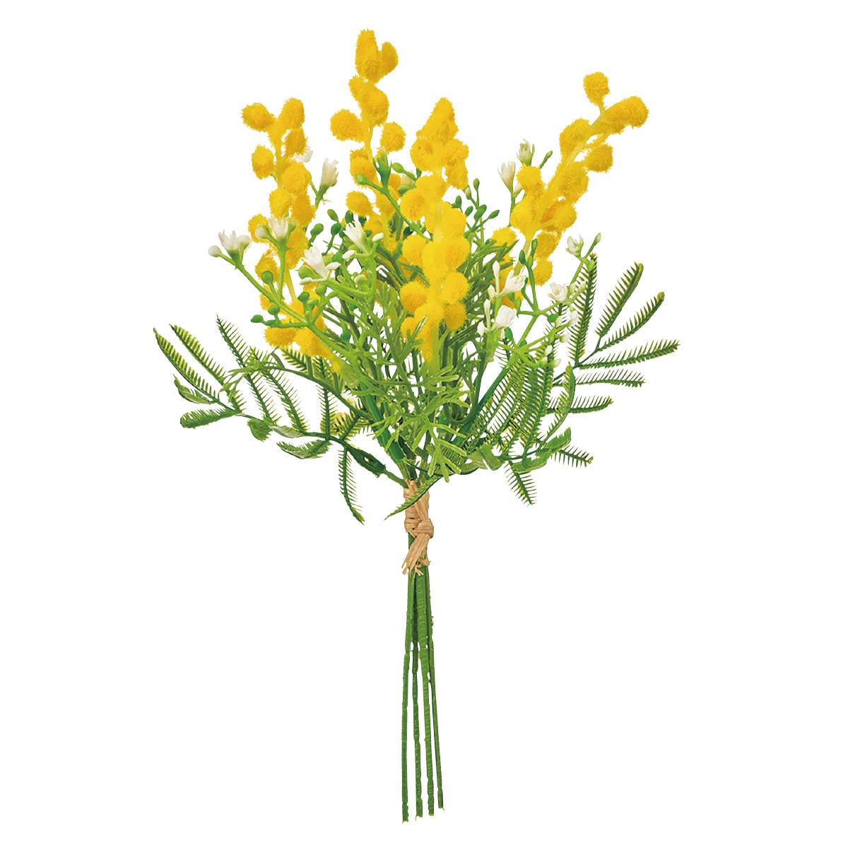 ミモザ＆カスミソウ造花ブーケ26cm