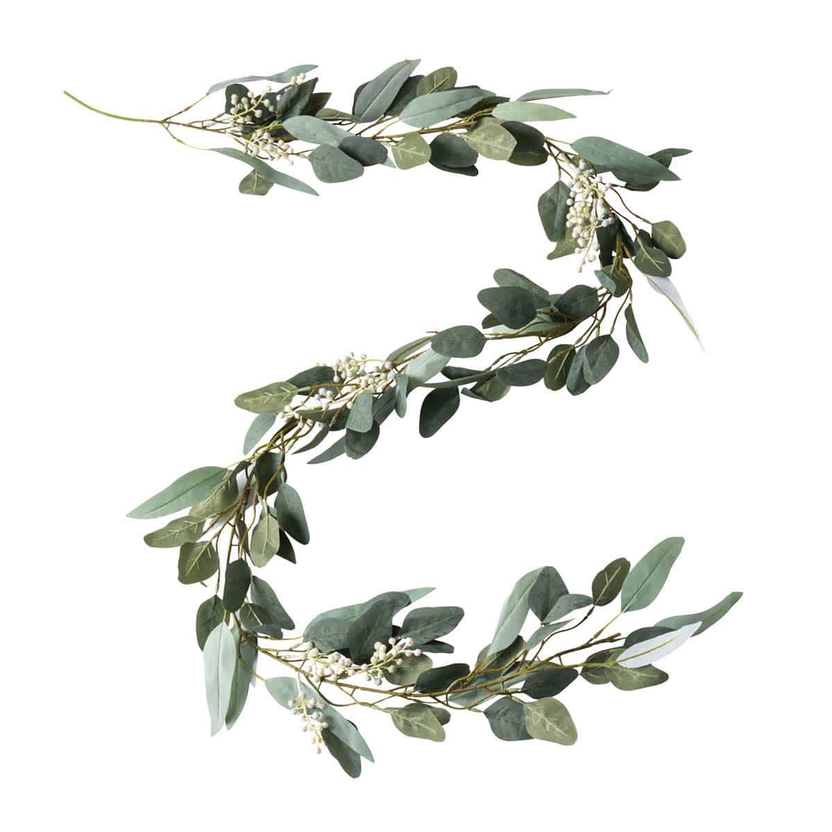ホソバユーカリ造花ガーランド