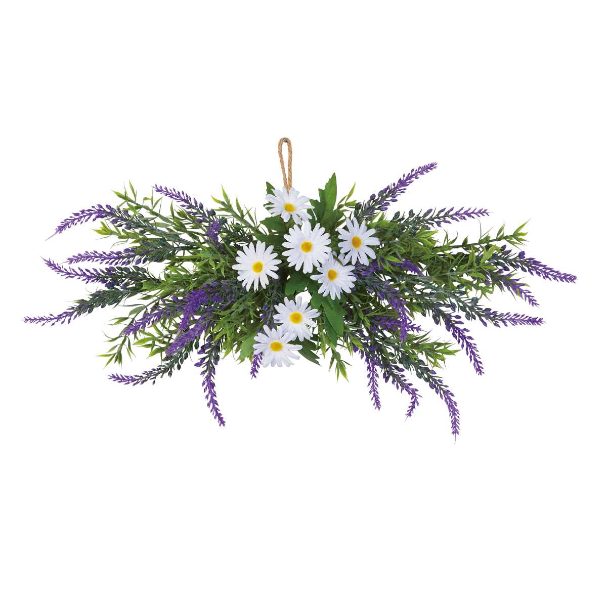 ラベンダーワイド40cmスワッグ(造花)