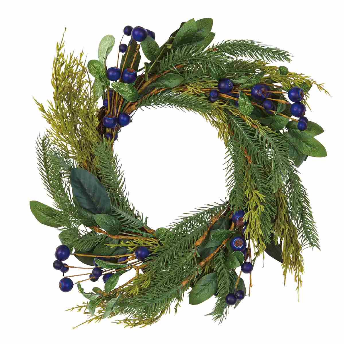 グリーンリース40cm　(造花)