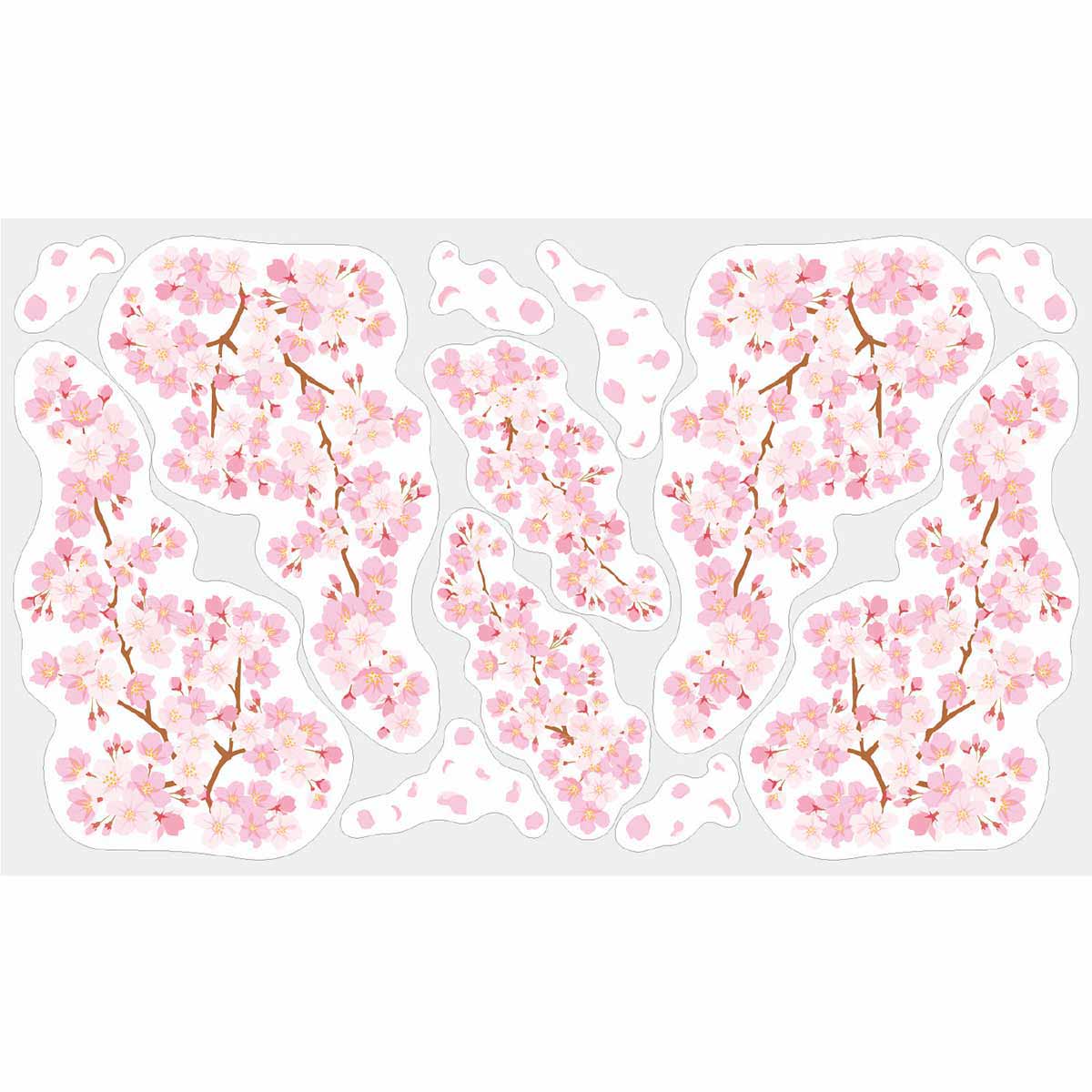 ウィンドウステッカー桜 