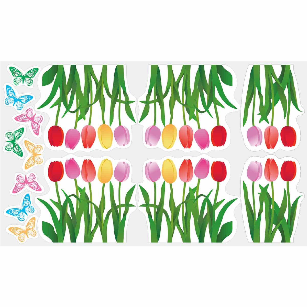 ウインドウステッカー チューリップ