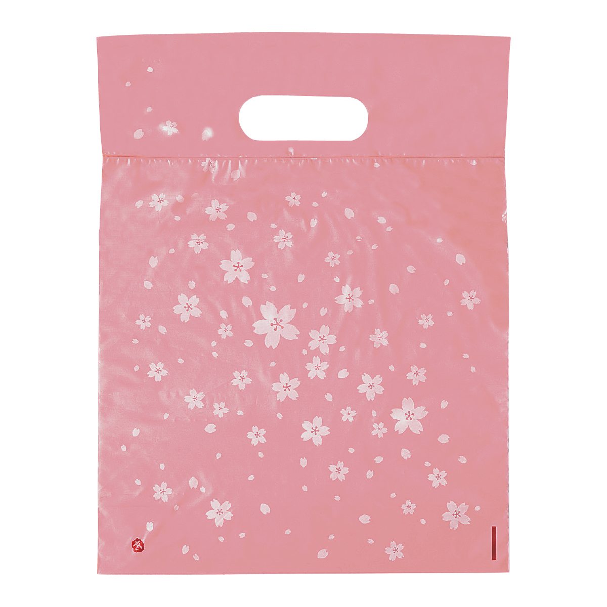 100枚 ポリバッグ さくら 28×38×底マチ6cm