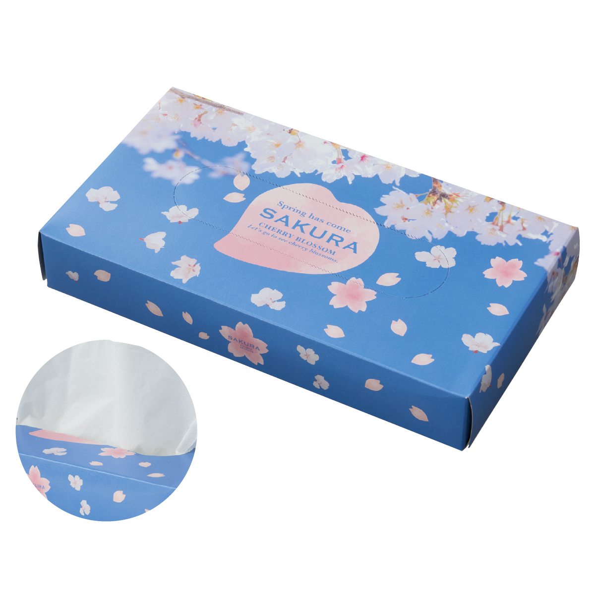 100個 SAKURA ティッシュ