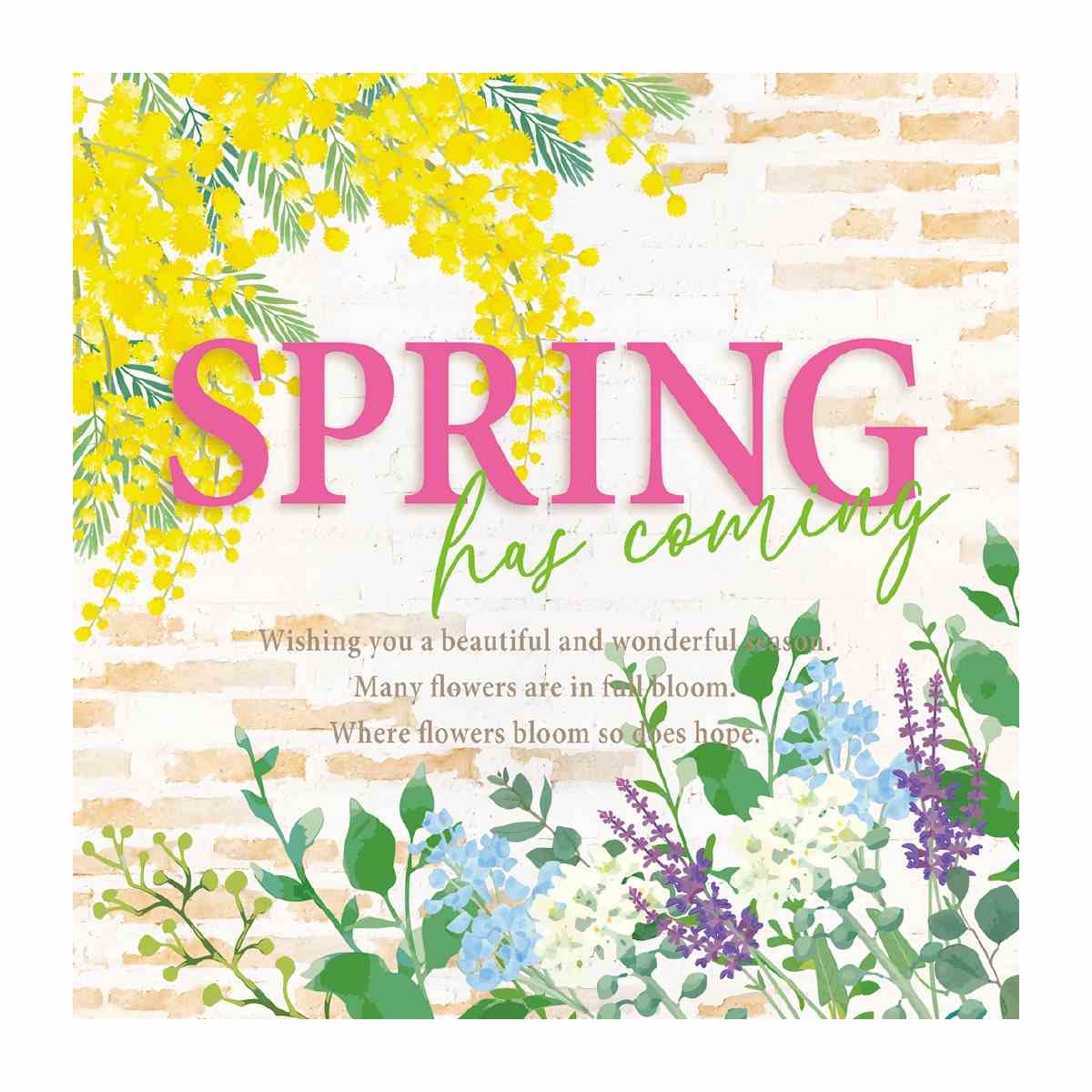 10枚 スプリングガーデン テーマポスター