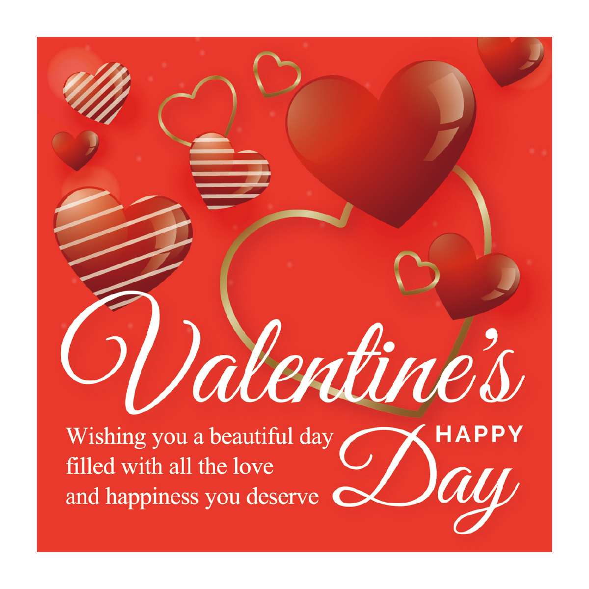 10枚 ハッピーバレンタインデー テーマポスター