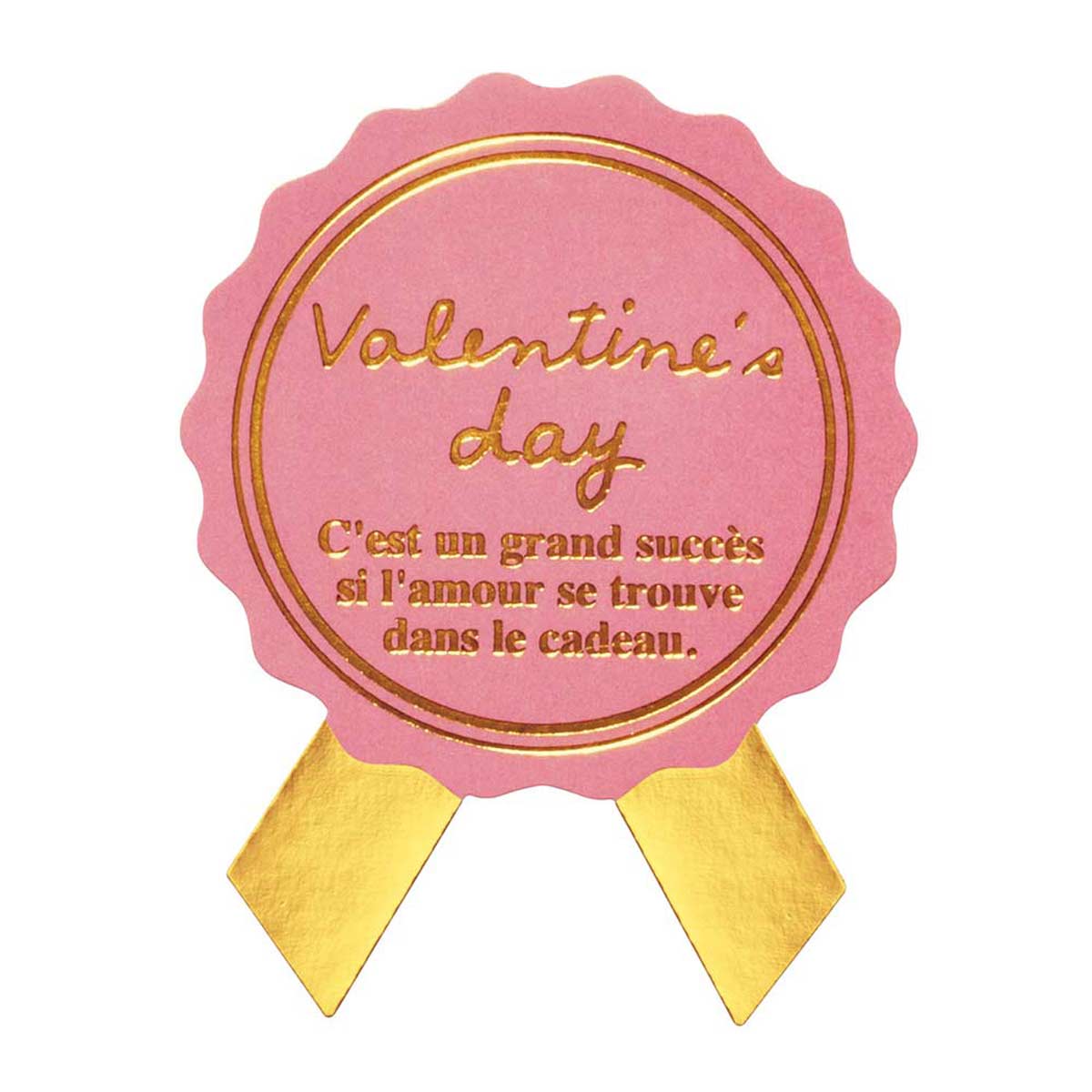 (8)リボン型 ピンク