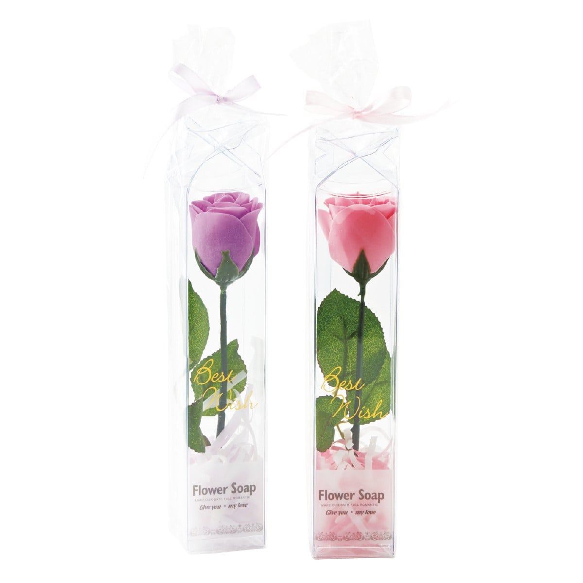 60個 ローズ フラワーソープ 一輪
