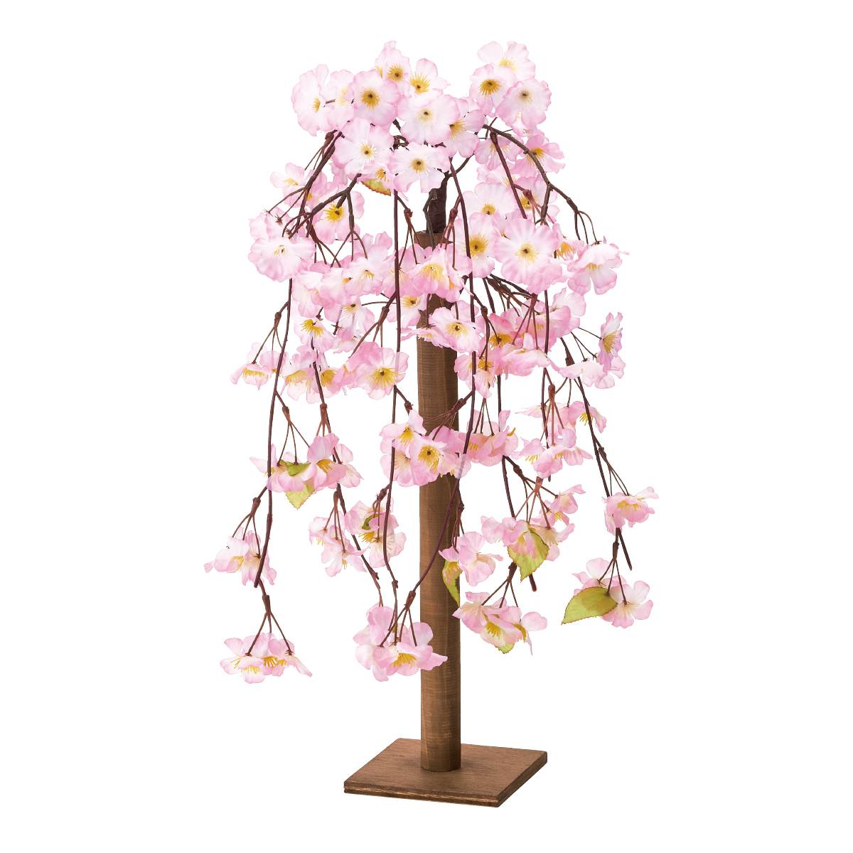 卓上しだれ桜立ち木(造花)［ストエキオリジナル］ H58cm