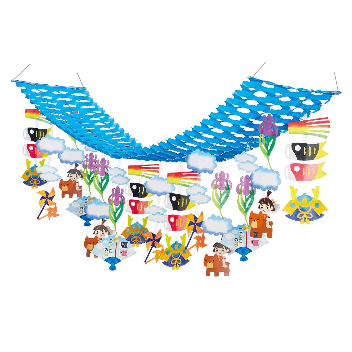 金太郎とこいのぼりプリーツハンガー(こどもの日)