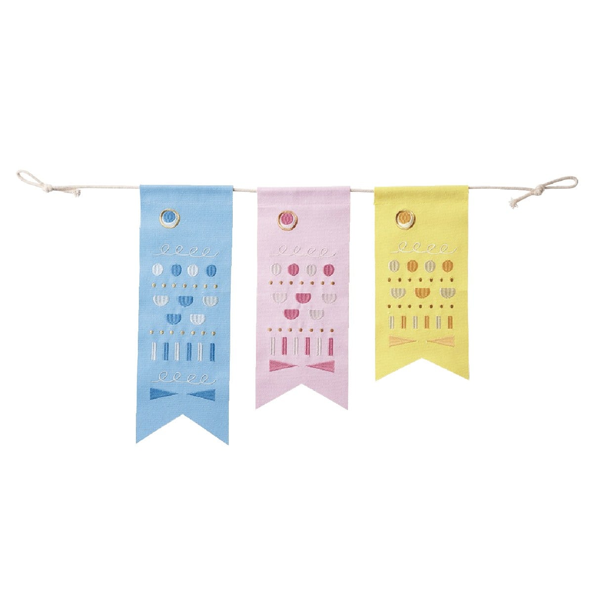 こいのぼり刺繍ガーランド