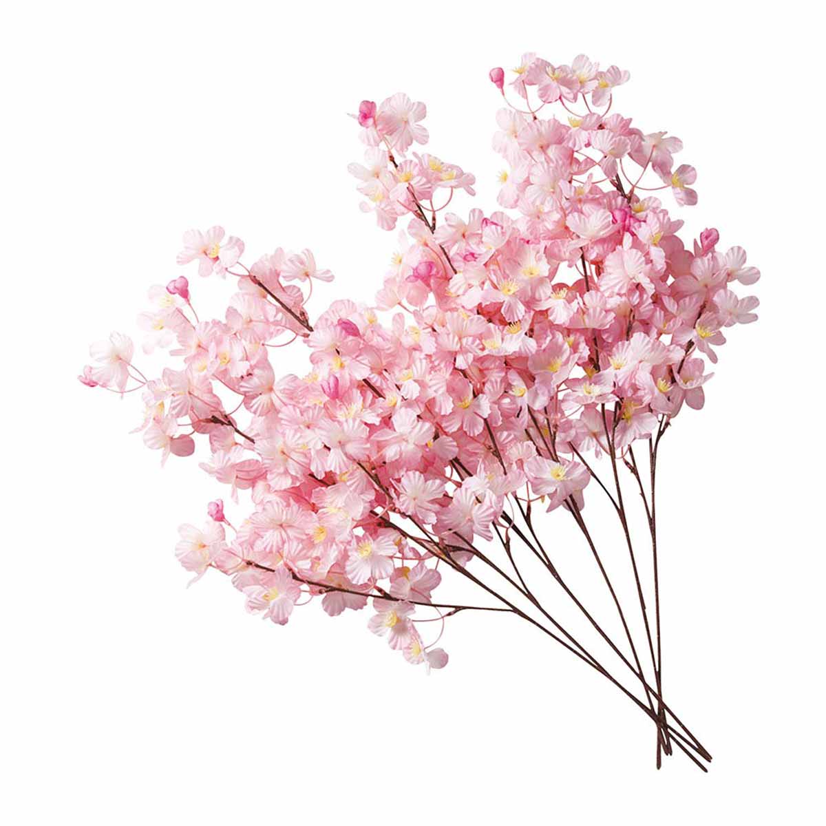 6本 中桜ブランチ68cm　(造花)