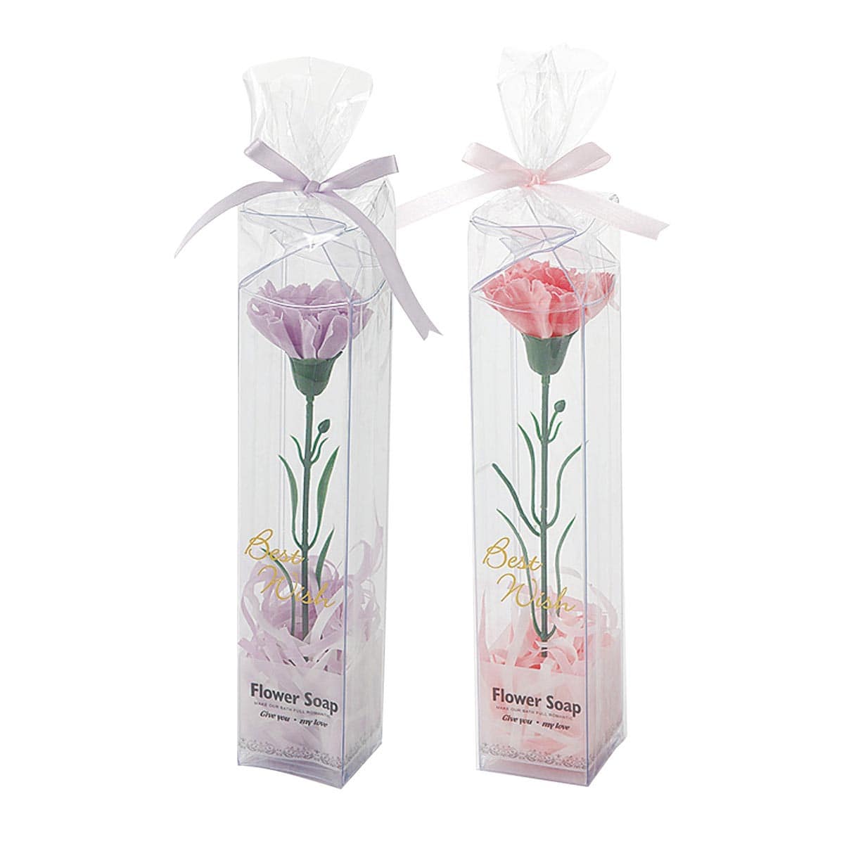 60個 カーネーション フラワーソープ 一輪