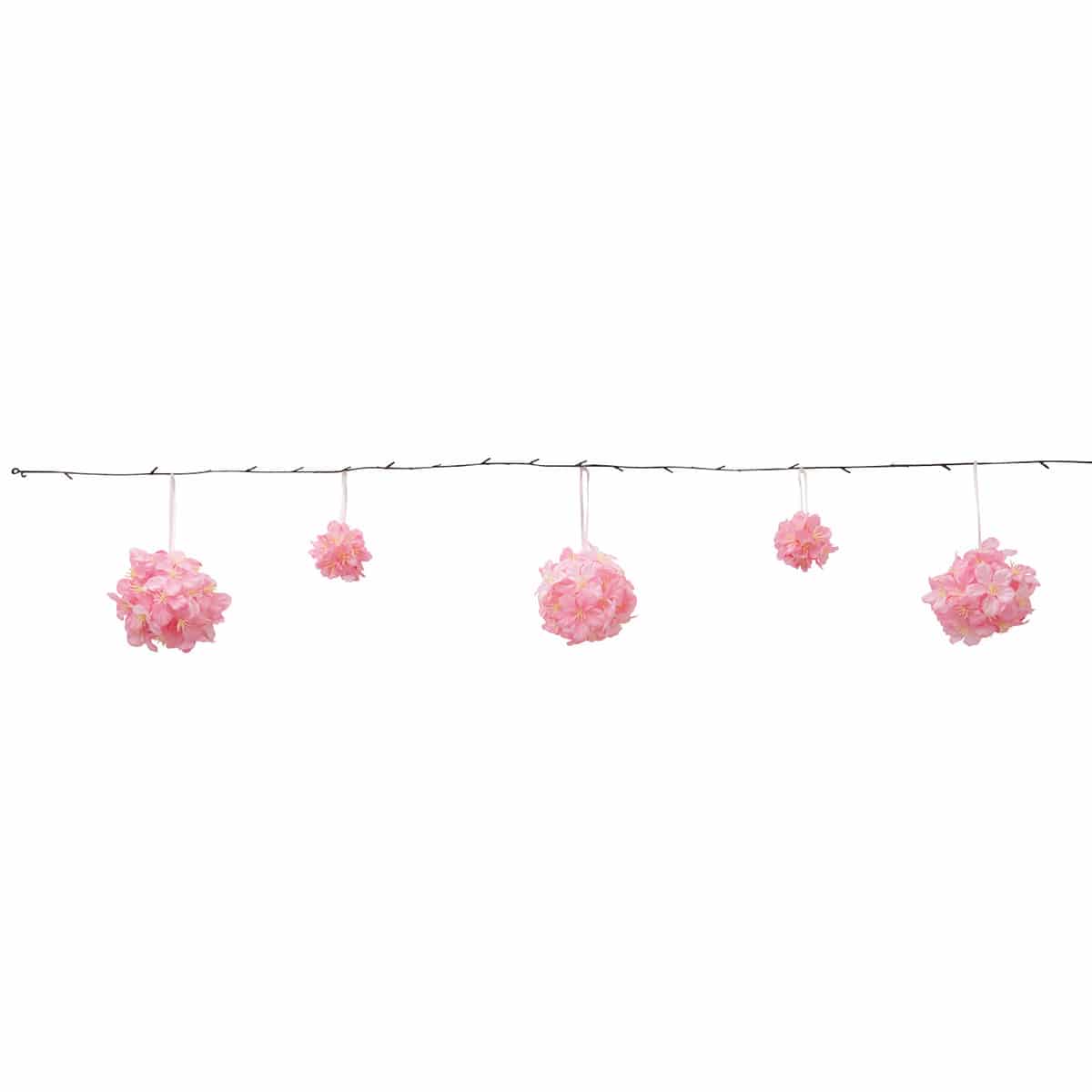 ポンポン桜ガーランド120cm (造花) 