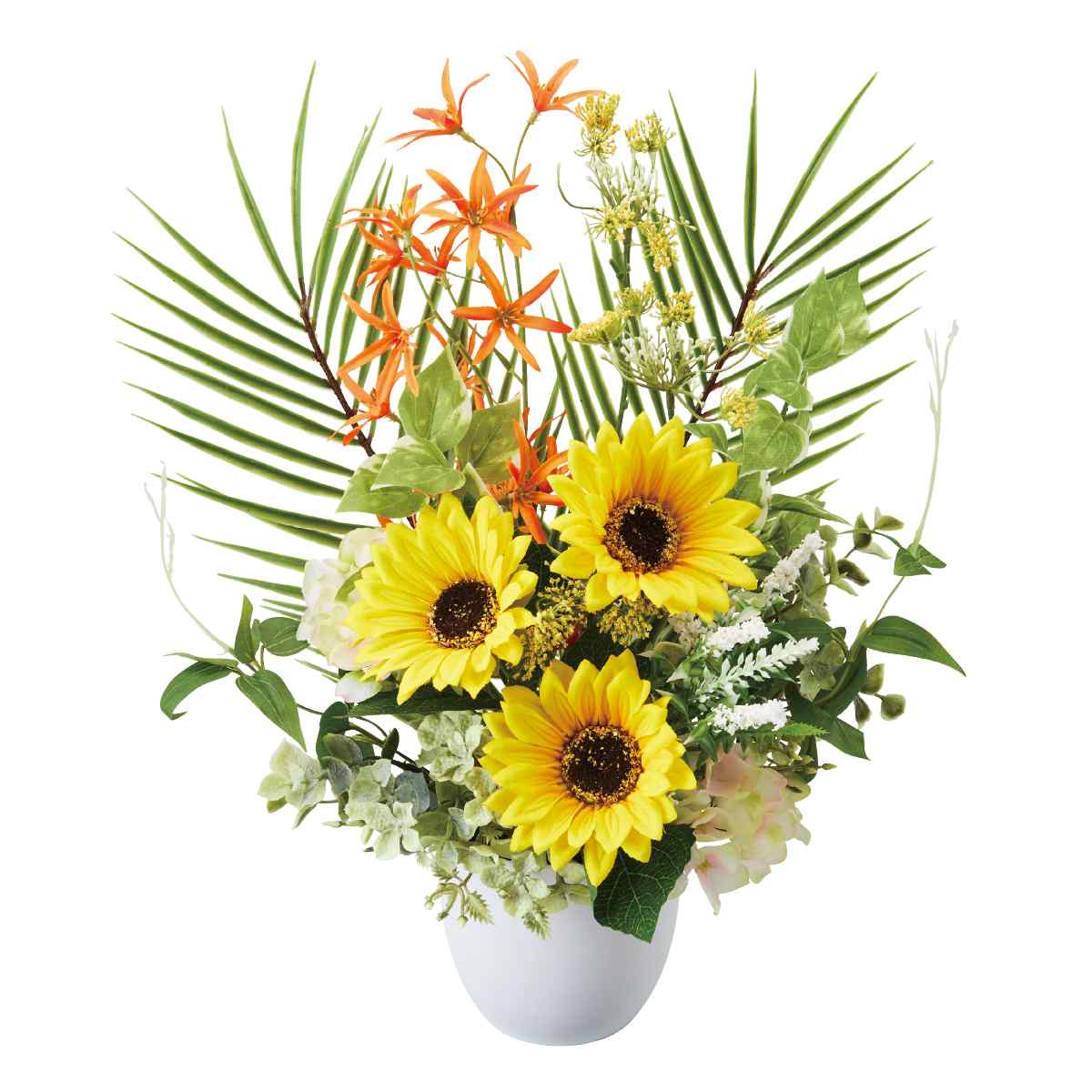 ひまわり造花アレンジ〔ストエキオリジナル〕