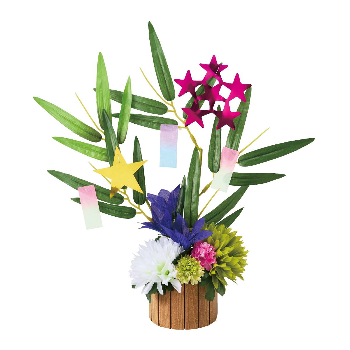 七夕飾りスタンドアレンジ