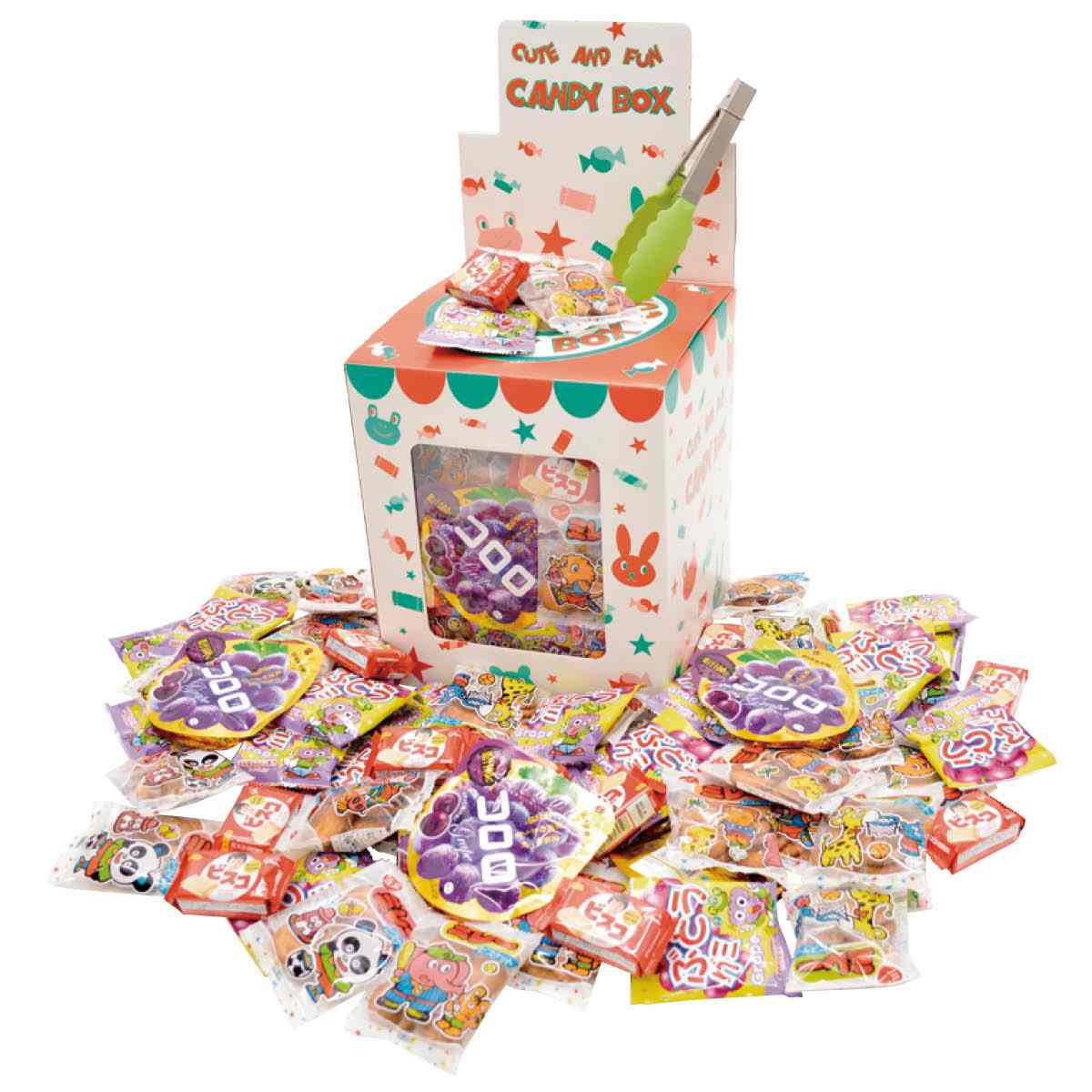 約100人用 人気グミ&クッキーはさみどりセット