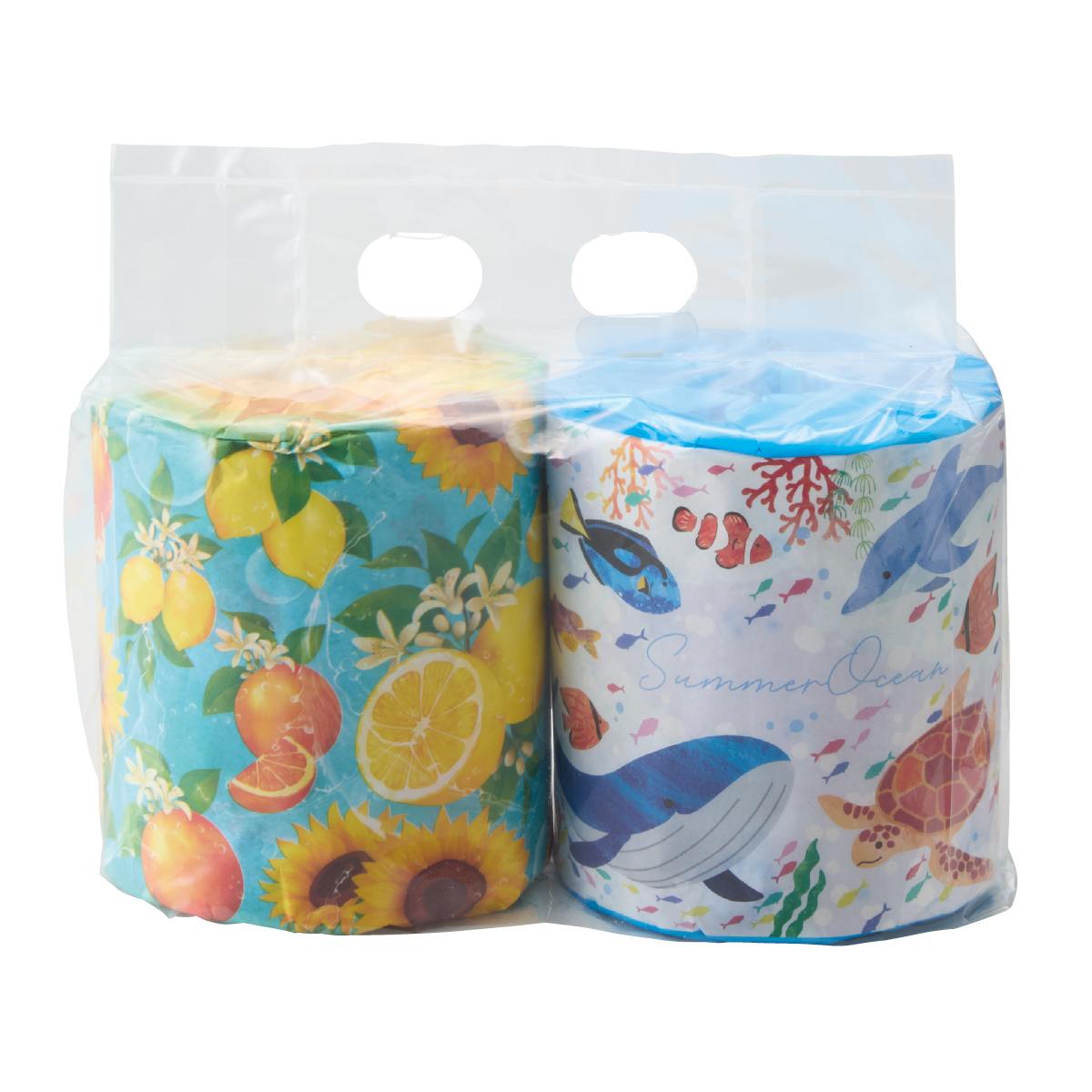 50セット ビタミンサマーペーパー ペアトイレットペーパー