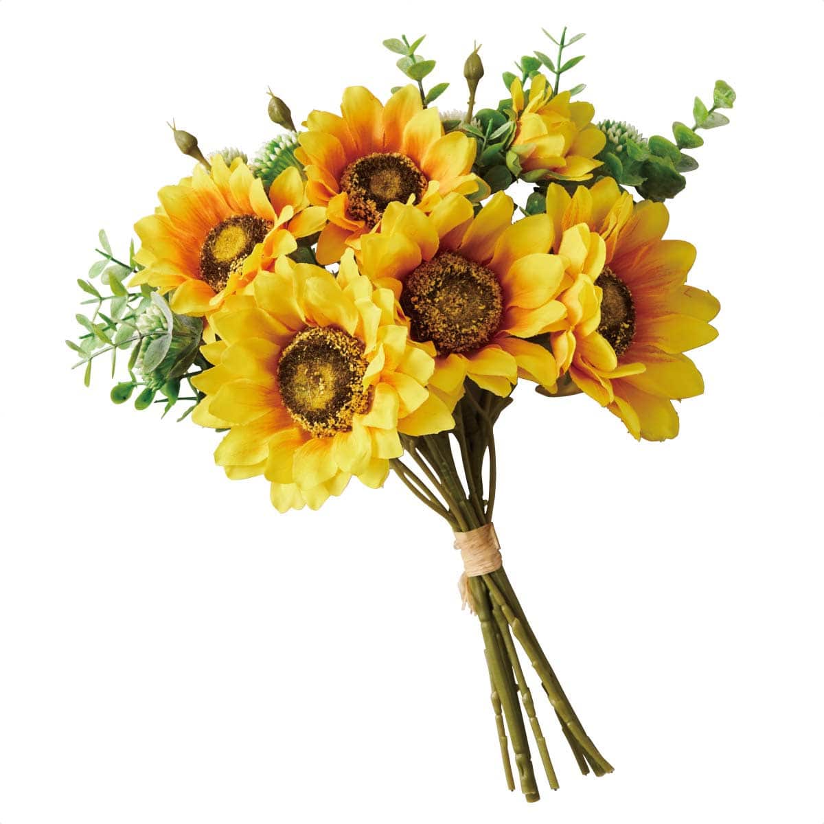 ひまわり造花ブーケ34cm1束