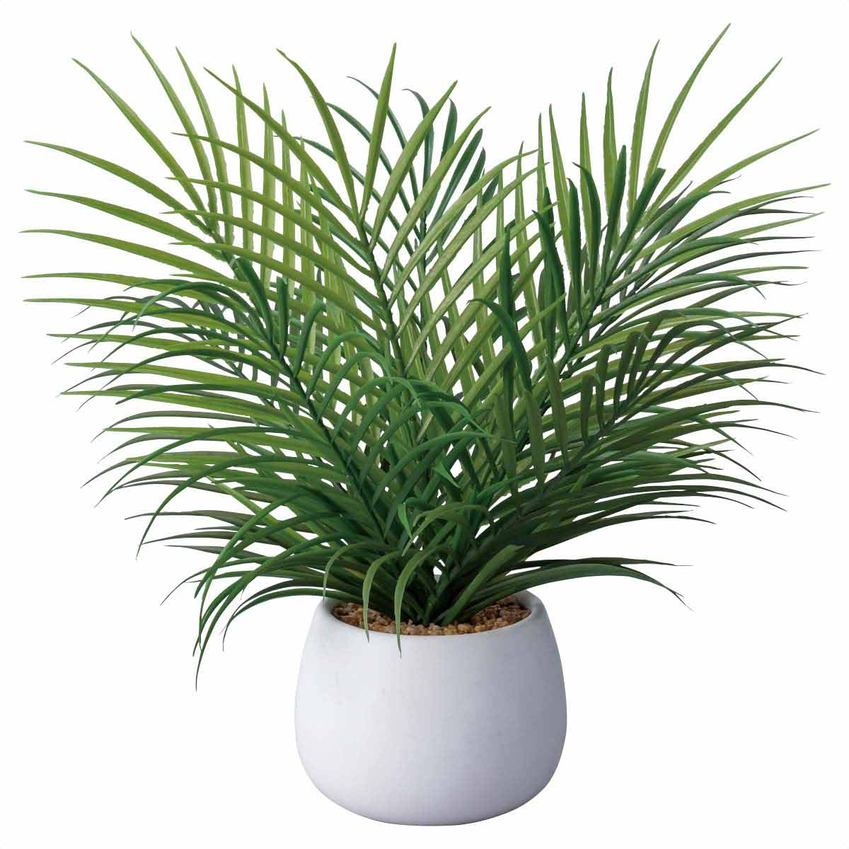 フェイクグリーン セラミックポット ヤシ