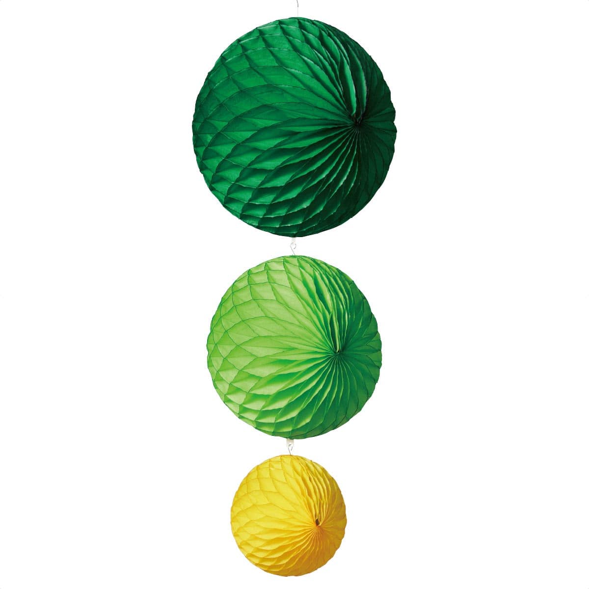 ハニカムハンガー イエロー･グリーン ボールセット