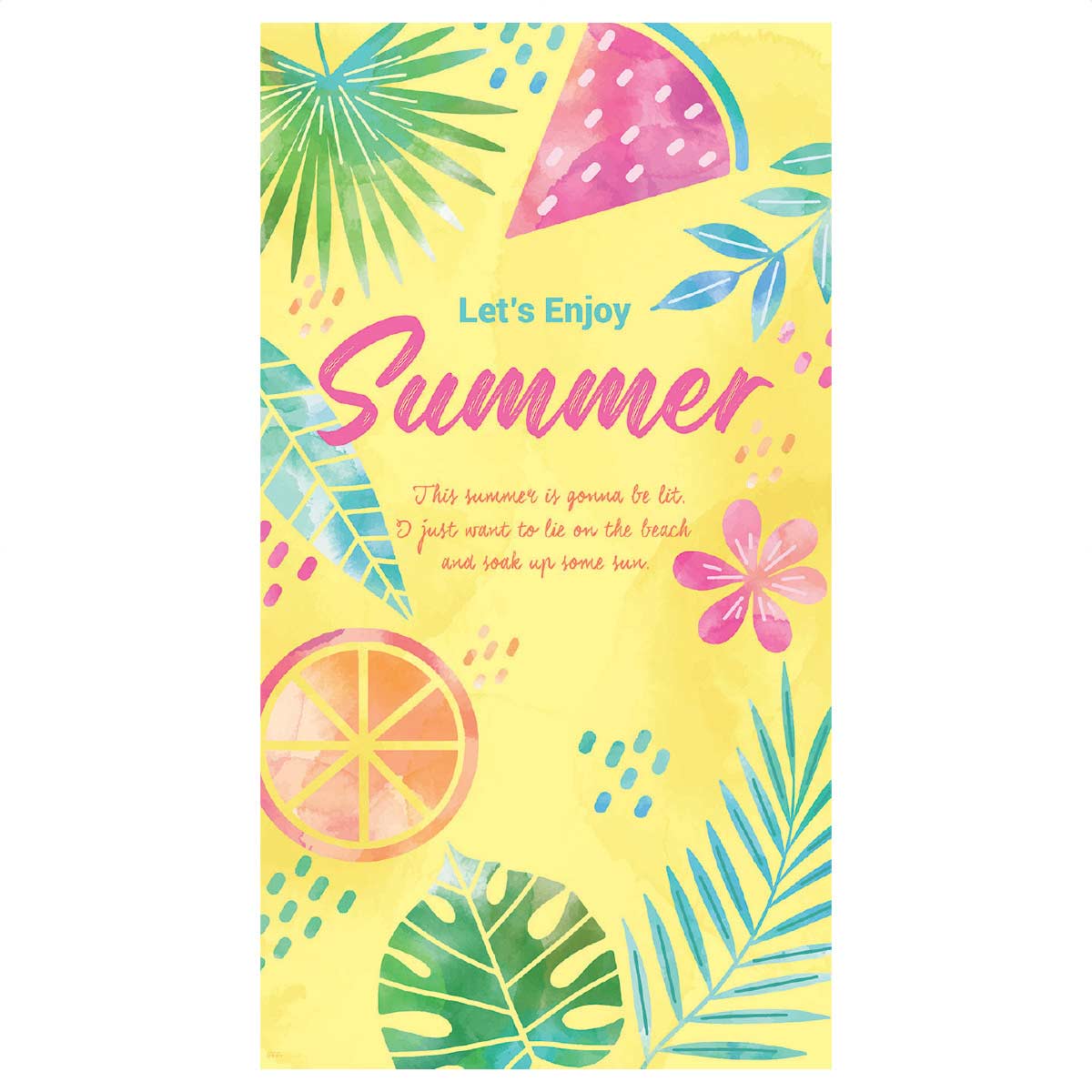 バックグラウンドシート サマーパーティー120×220cm