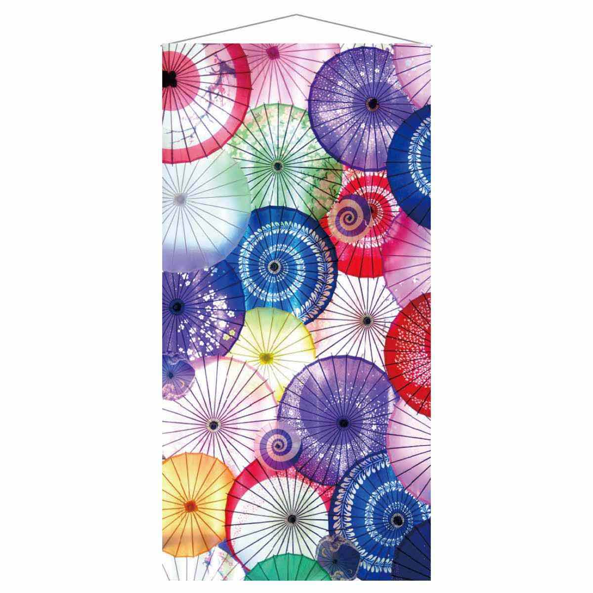 タペストリー 踊り傘