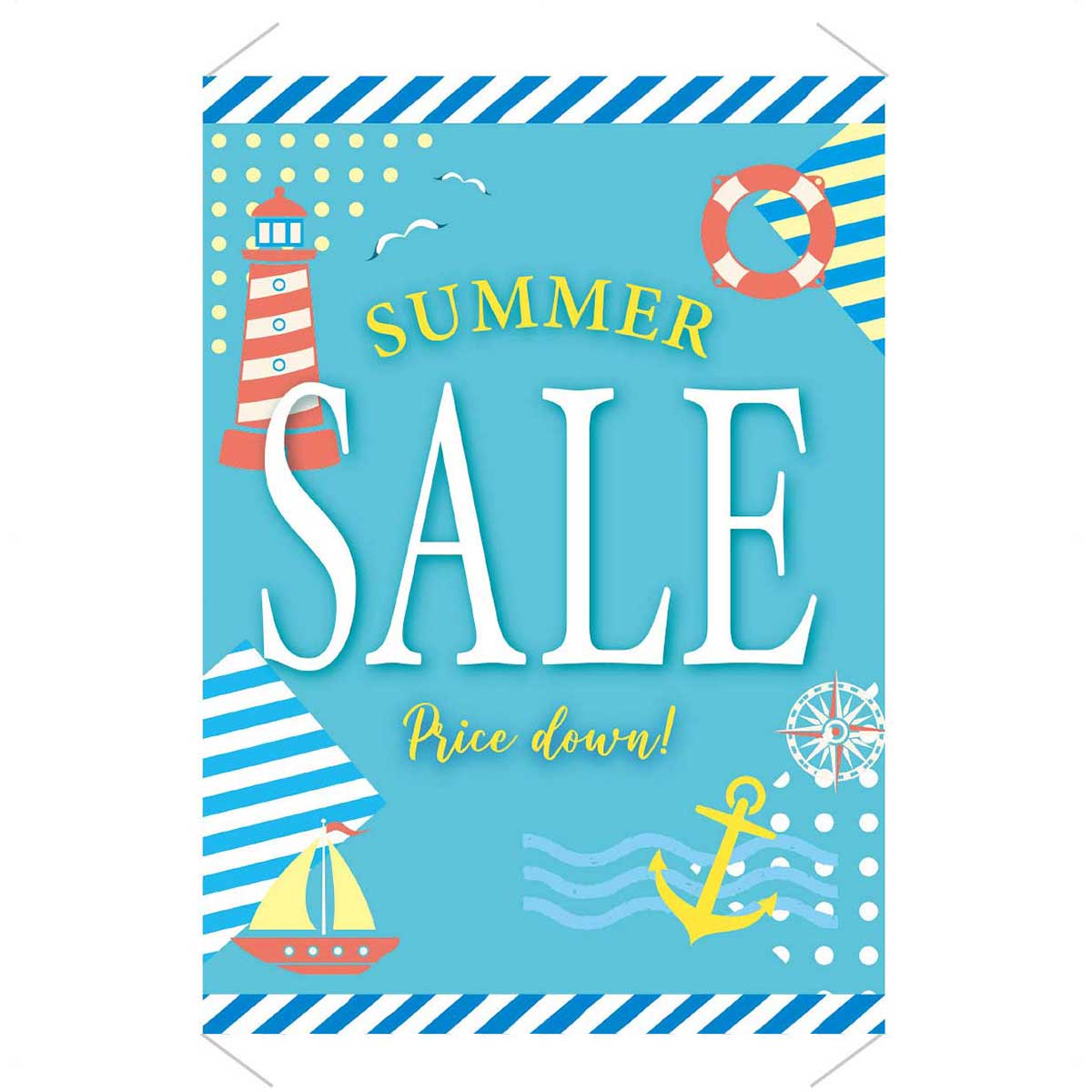 マリンサマーセール タペストリー