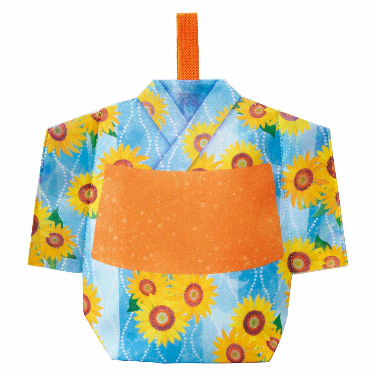 20枚 エーワン 不織布ギフトバッグ 浴衣 向日葵