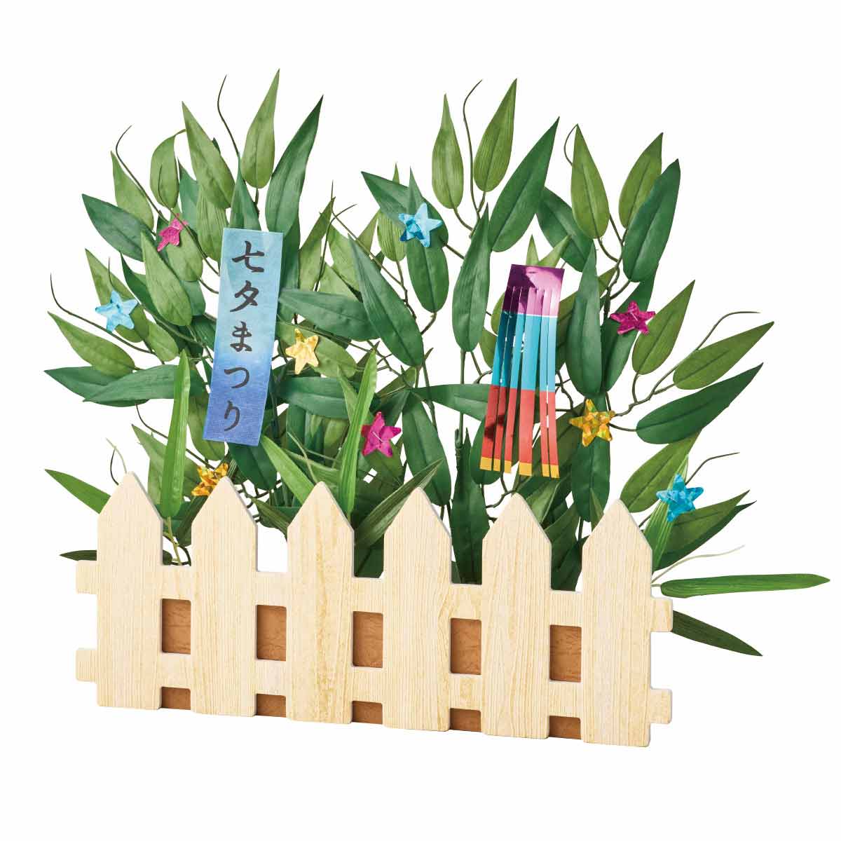 七夕垣根アレンジ