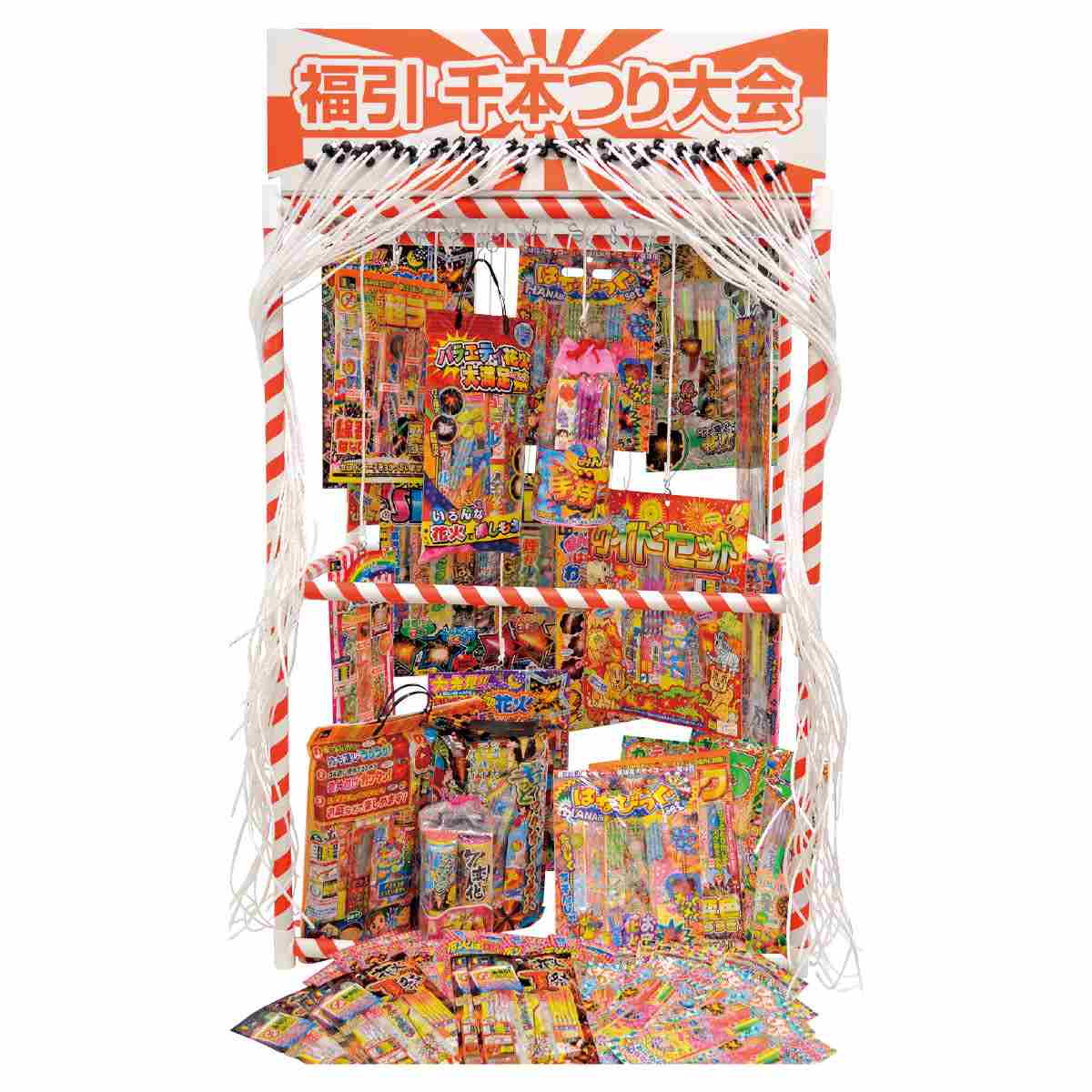 (5)花火セット 画像は(1)本体との使用例です。