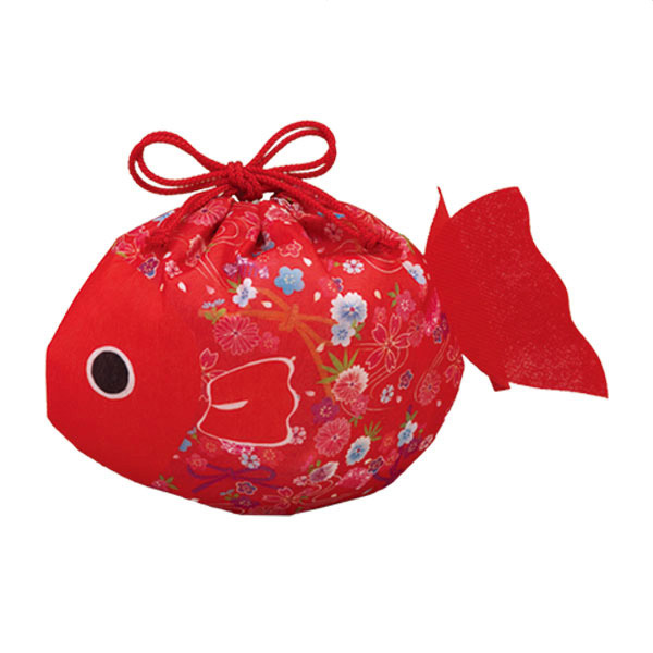 【20枚】 巾着バッグ 和柄金魚