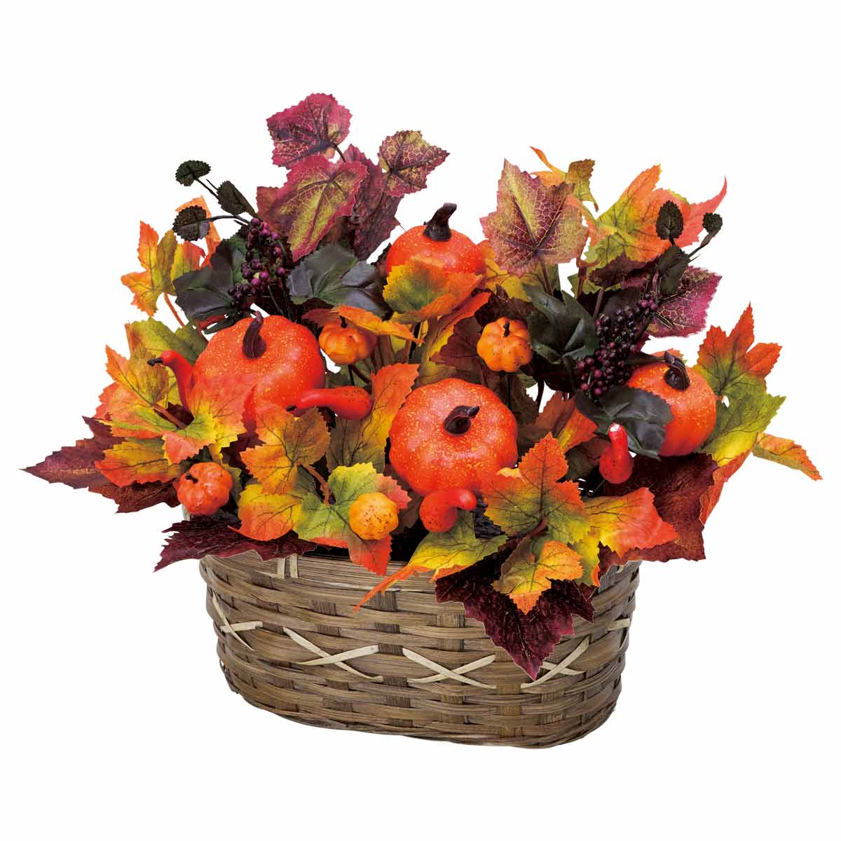 ナチュラルパンプキンアレンジ 幅38cm