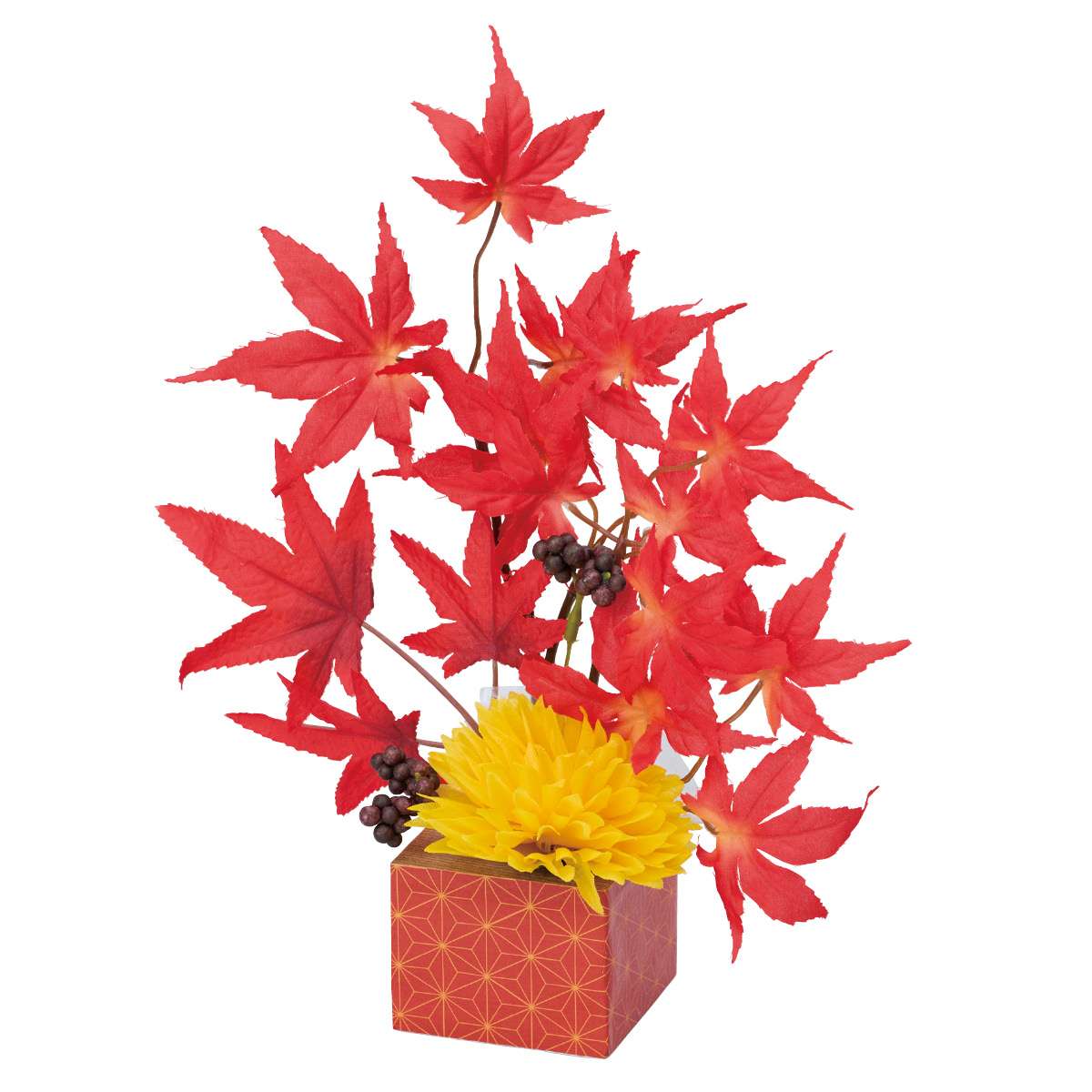 紅葉アレンジ（造花）