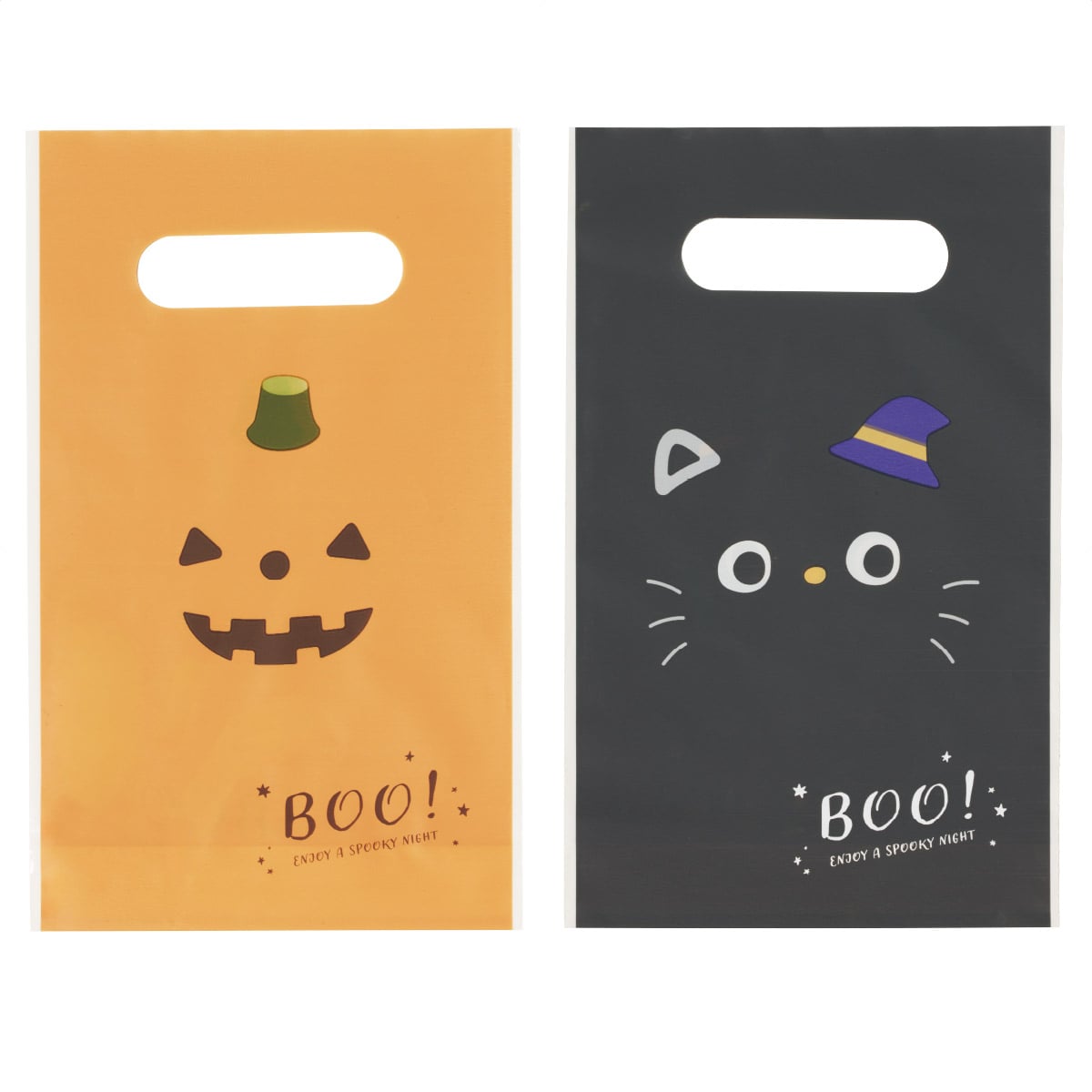 (2)かぼちゃ&くろねこ