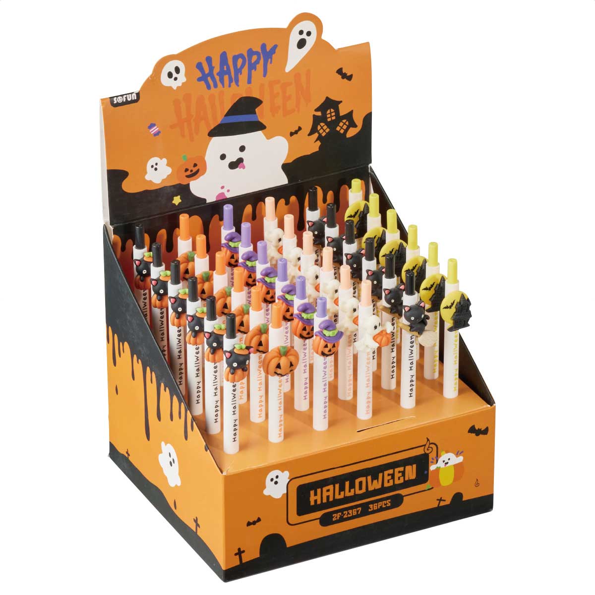 36本 ハロウィンモチーフボールペン