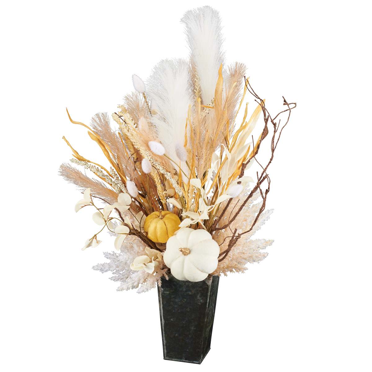 エレガントパンパスグラスアレンジ高さ75cm　(造花)