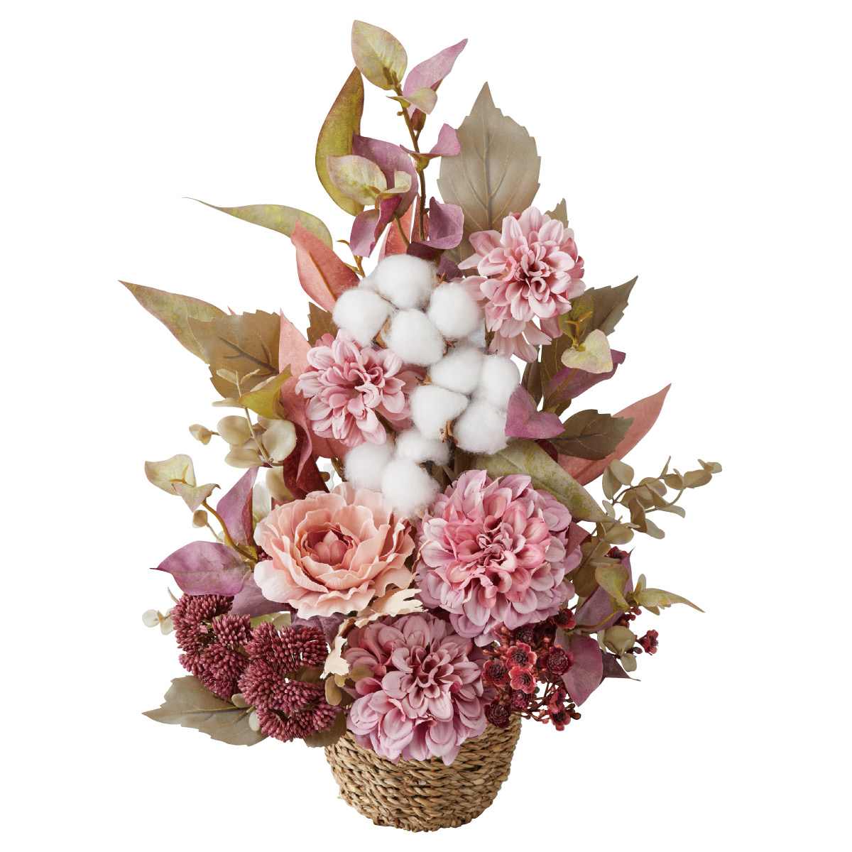 モーヴオータムアレンジ高さ44cm (造花)