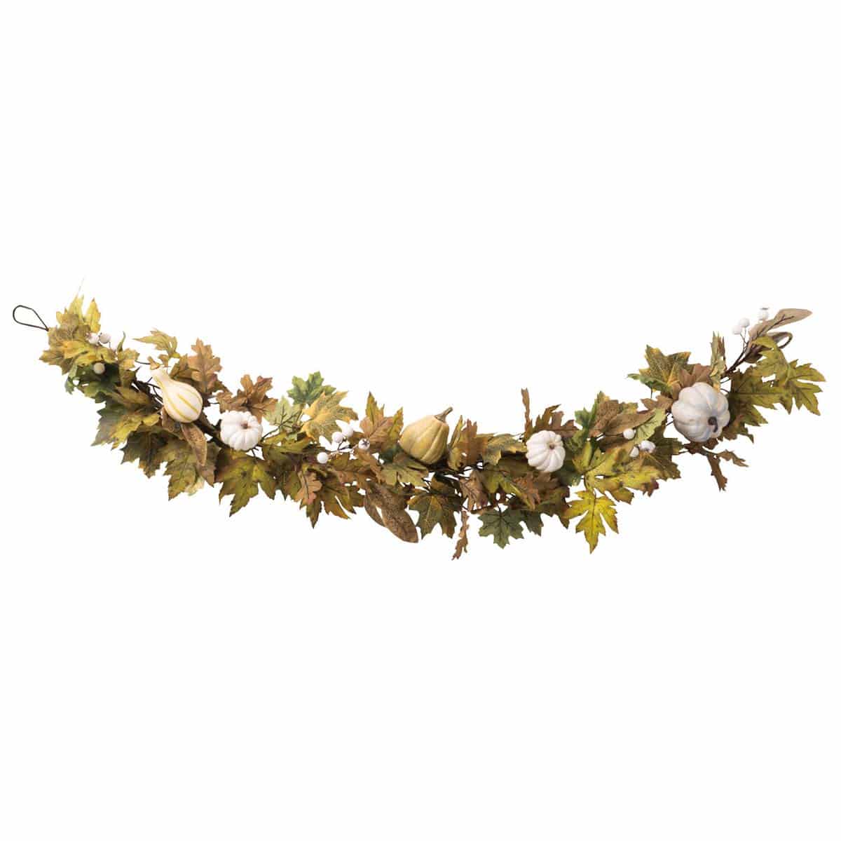 オータムガーランド ホワイト150cm (造花)
