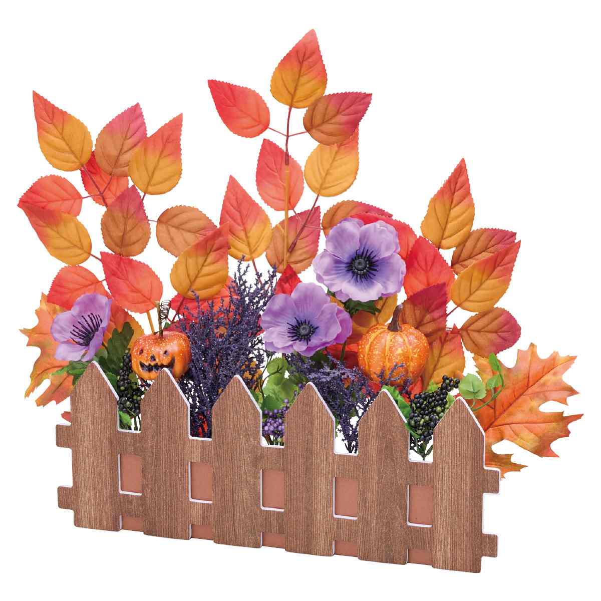 ハロウィン垣根アレンジ