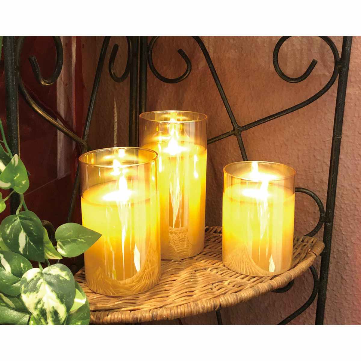 3本セット LEDゆらゆらキャンドル