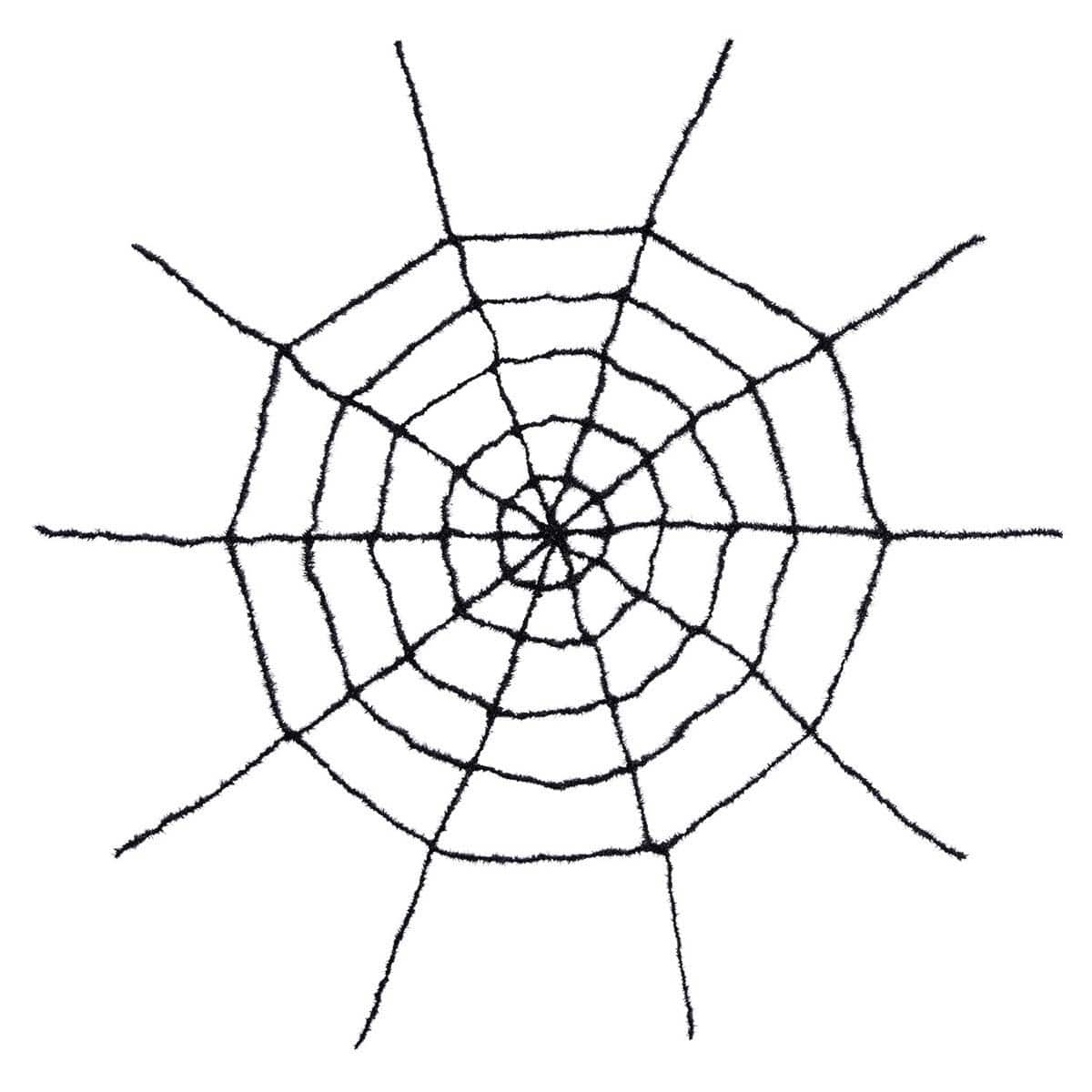 スパイダーウェブ ブラック 直径180cm