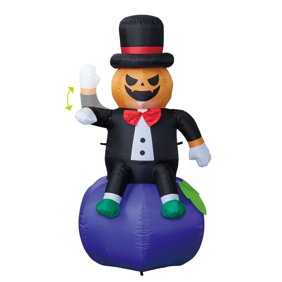 エアブロードール ムービングハンドウェイブパンプキン 高さ175cm