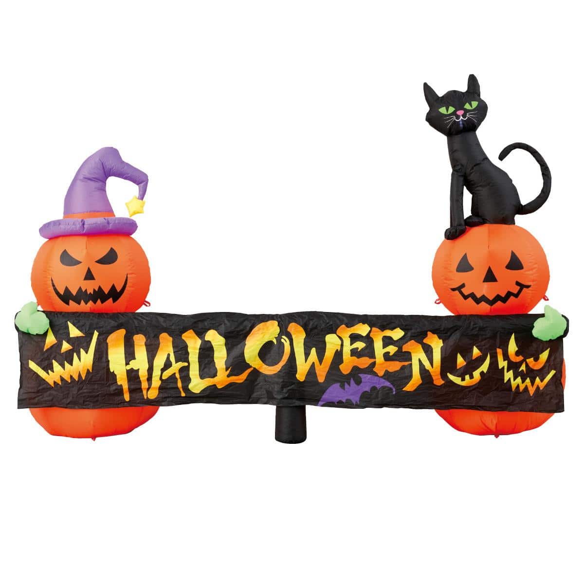 エアブロードール ハロウィンバナー 幅240cm