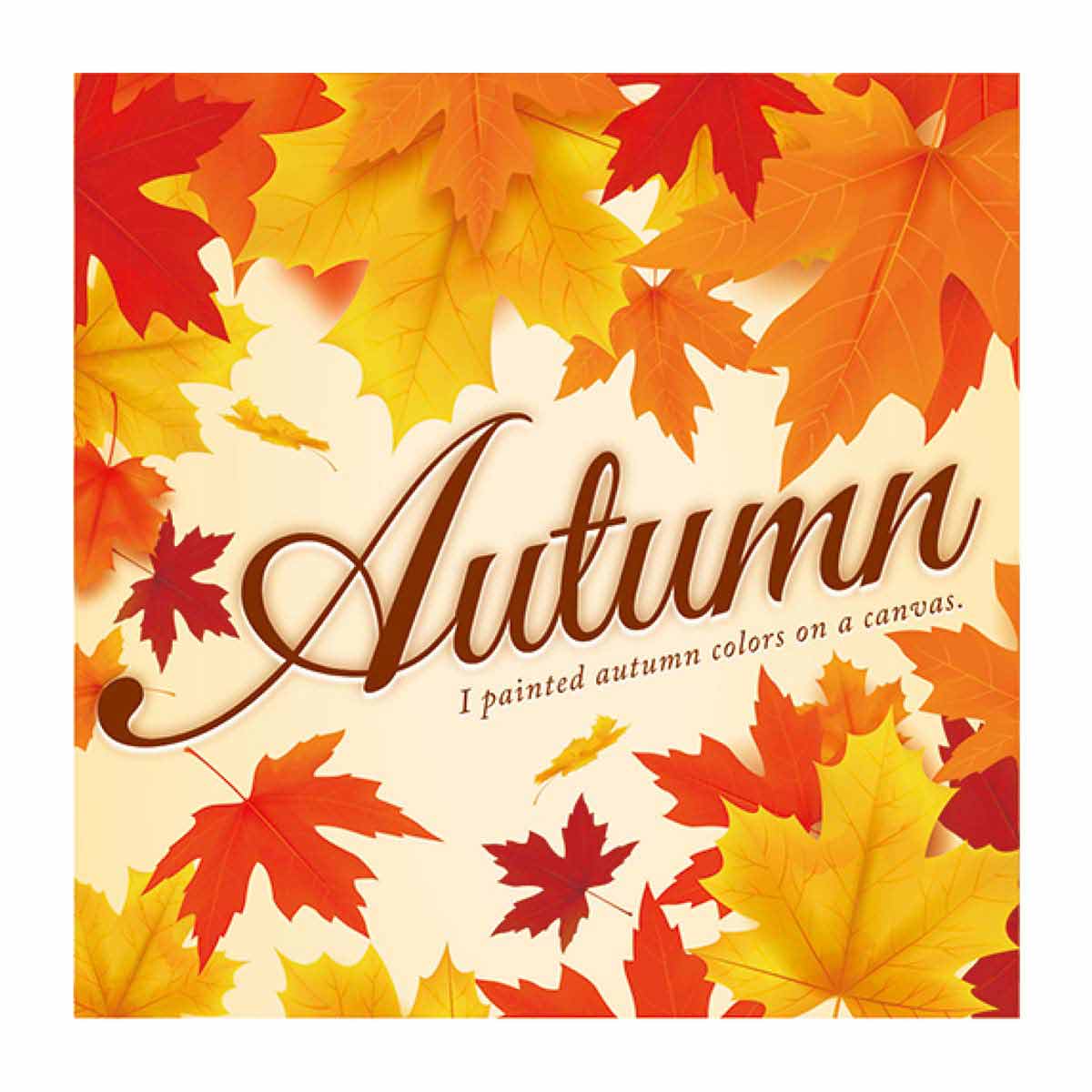 10枚 メイプルオータム テーマポスター 36×36cm