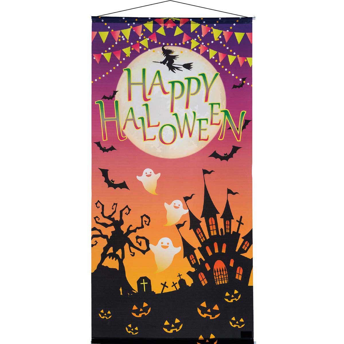 ハロウィンタペストリー ピンクハロウィン