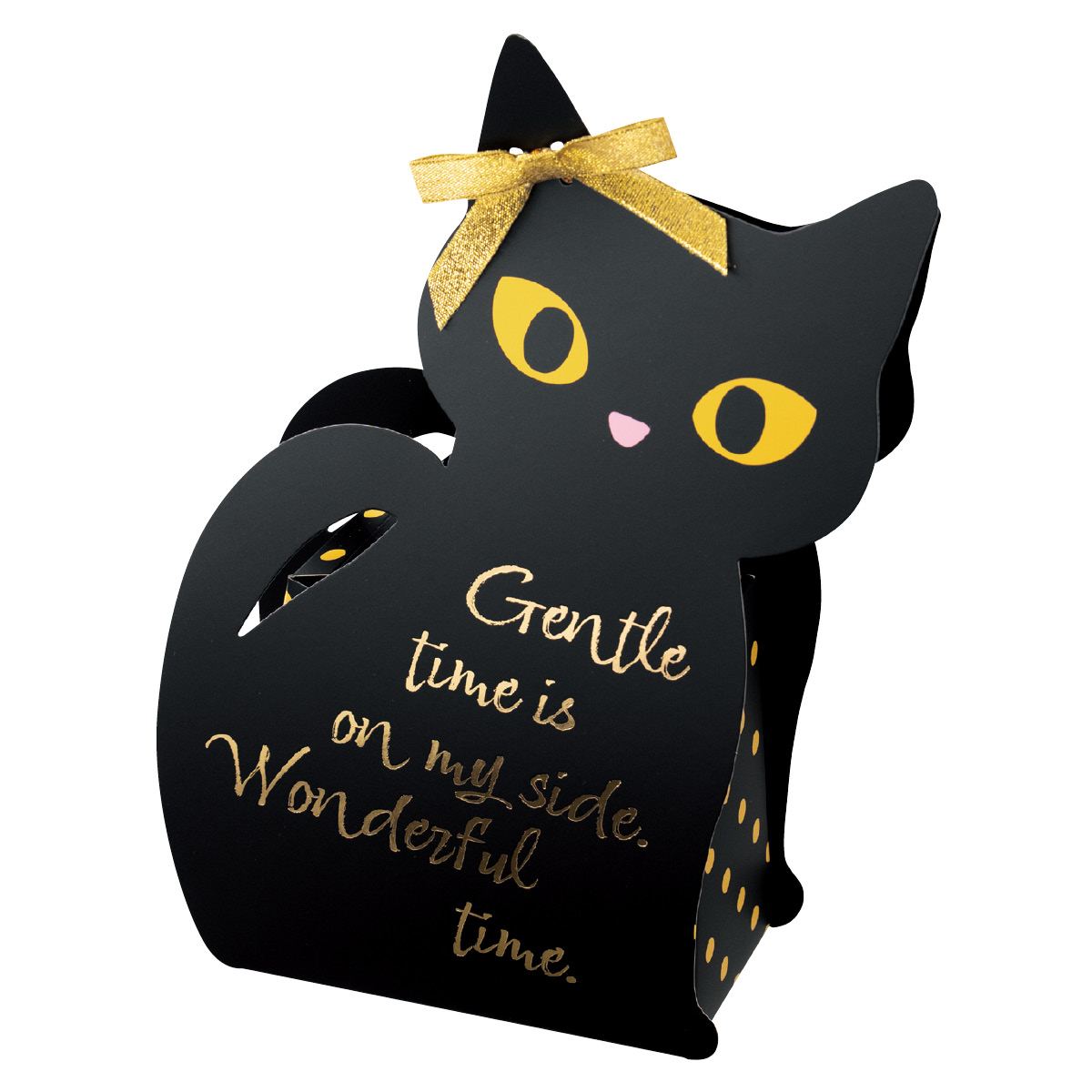 【10枚】 ダイカットボックス ブラックキャット