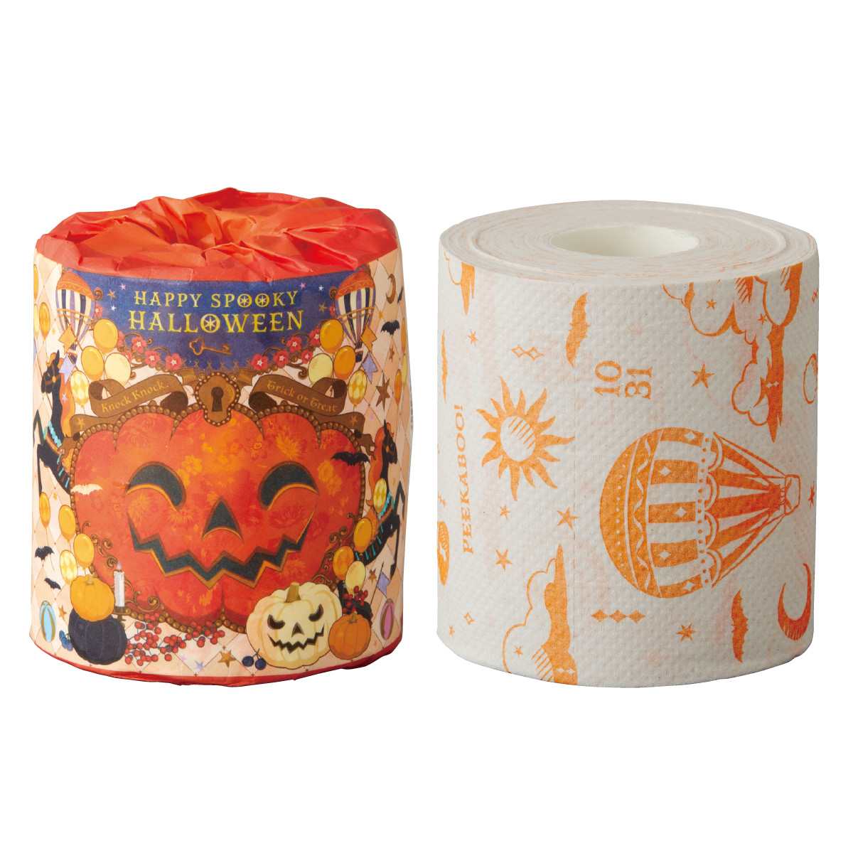 100個 ハロウィントイレットペーパー