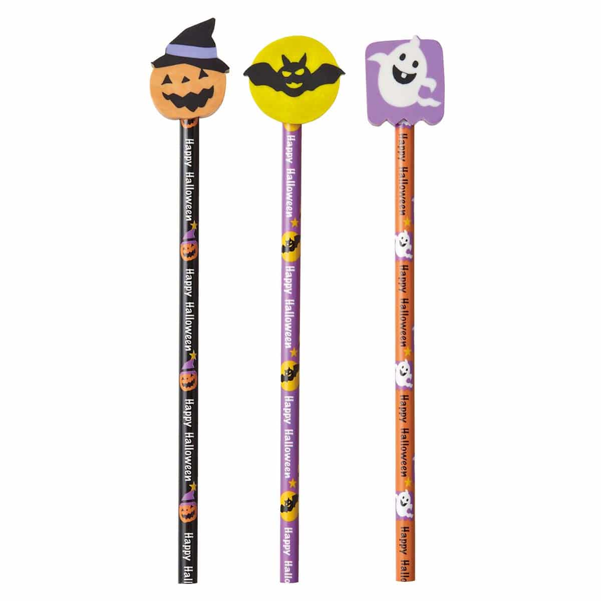 300本 ハロウィン消しゴム付き鉛筆